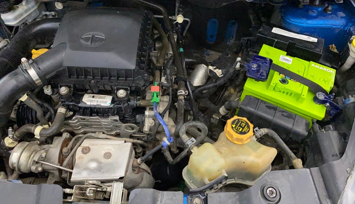 2019 Tata NEXON XZA PLUS PETROL, Petrol, Automatic, 54,910 km, Engine View - Left