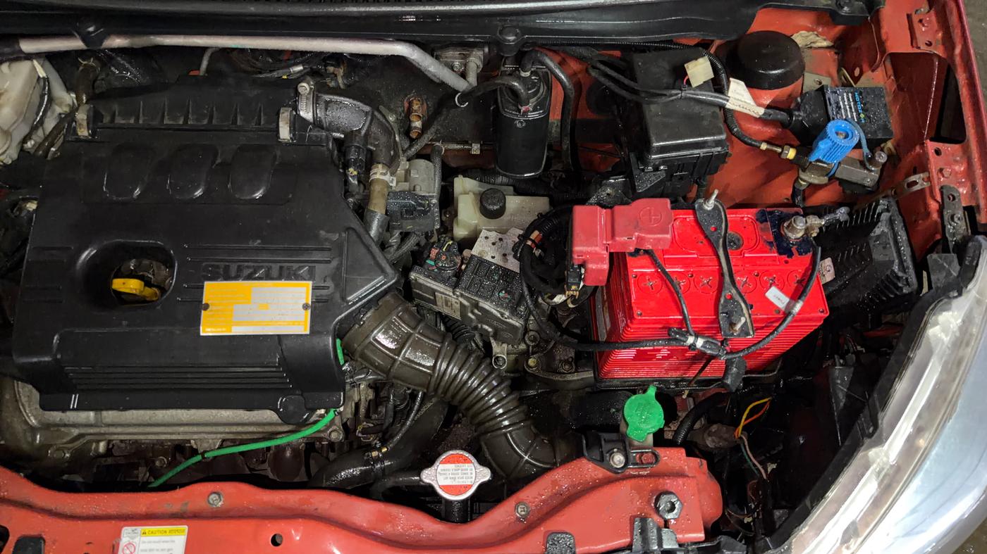 2019 Maruti Celerio VXI AMT (O), CNG, Automatic, 60,594 km, Engine View - Left