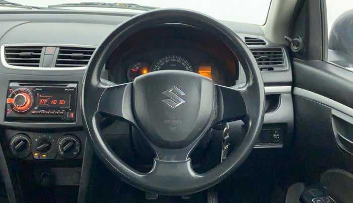 2017 Maruti Swift LXI (O), Petrol, Manual, 79,697 km, Steering Wheel Close Up