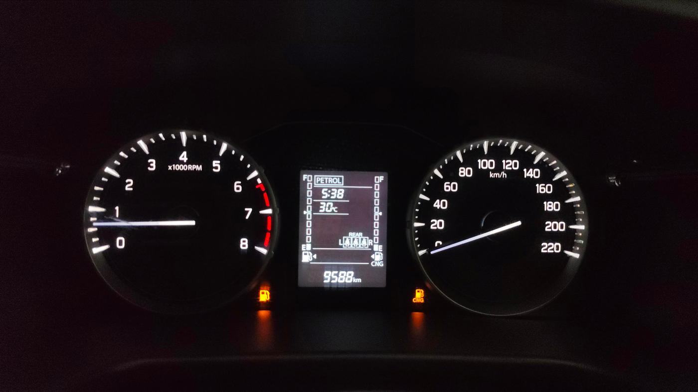 2025 Maruti BREZZA VXI S-CNG, CNG, Manual, 9,587 km, Odometer Image