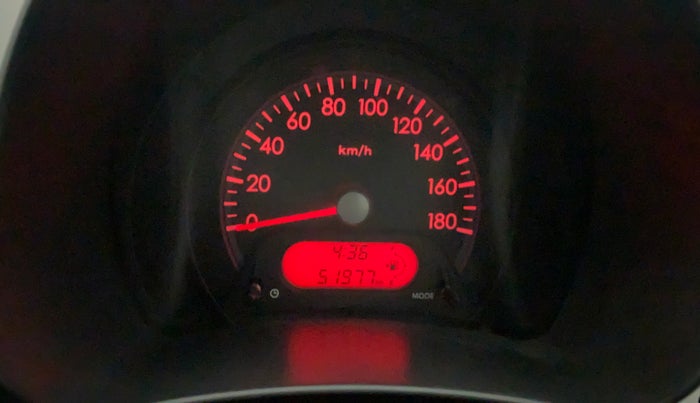 2011 Maruti A Star VXI, Petrol, Manual, 51,977 km, Odometer Image