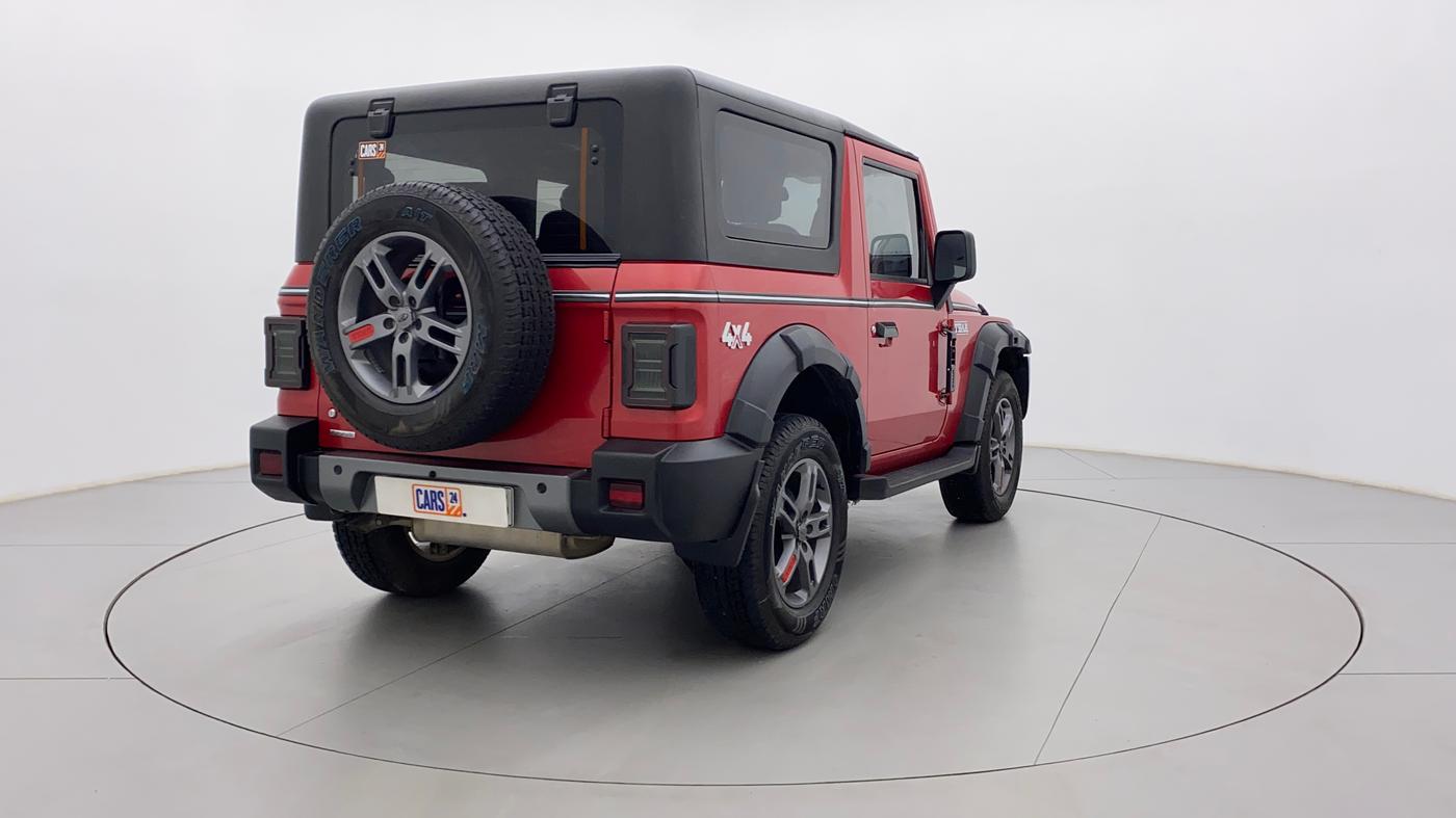 2022 Mahindra Thar LX PETROL HT 4WD AT, Petrol, Automatic, 8,808 km, Right Back Diagonal