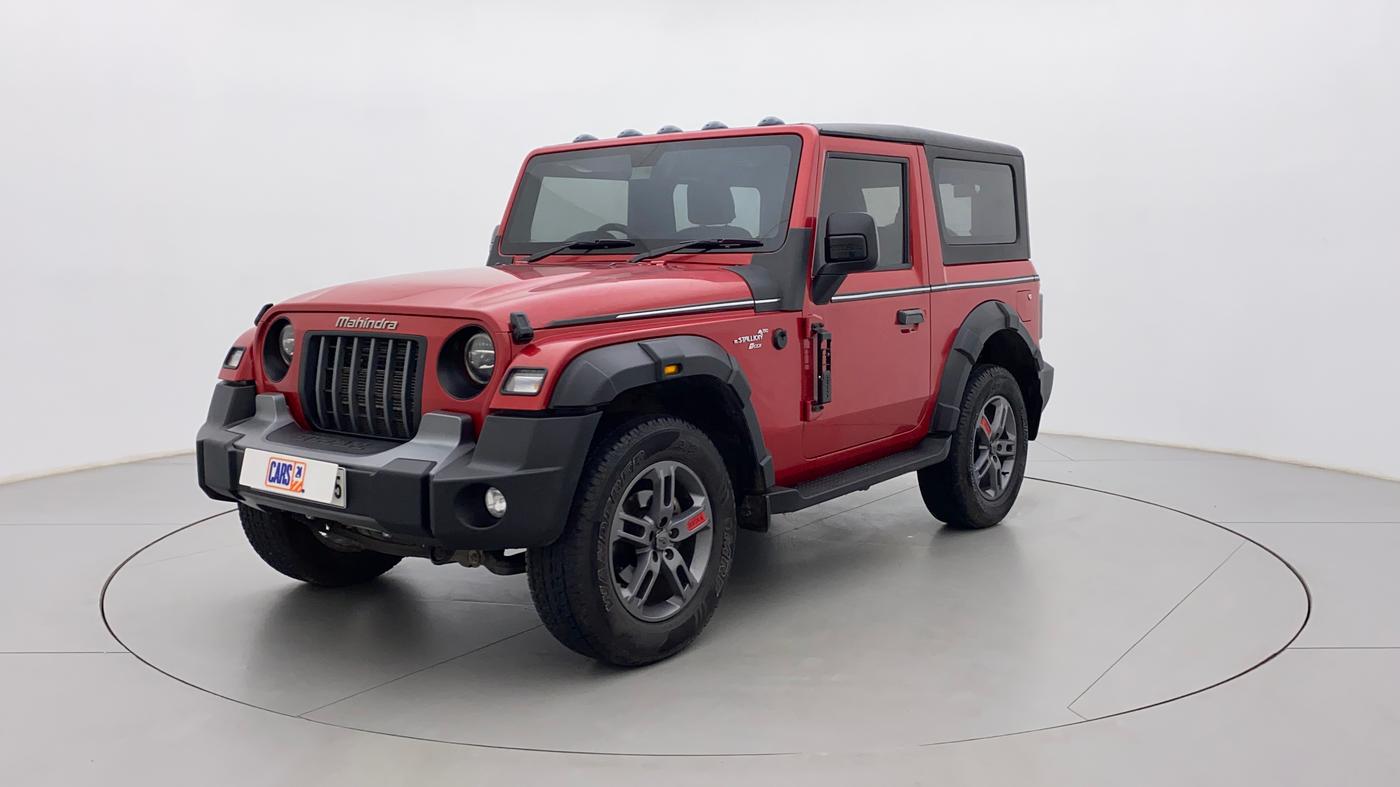 2022 Mahindra Thar LX PETROL HT 4WD AT, Petrol, Automatic, 8,808 km, Left Front Diagonal