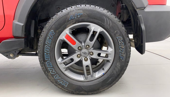 2022 Mahindra Thar LX PETROL HT 4WD AT, Petrol, Automatic, 8,808 km, Left Rear Wheel
