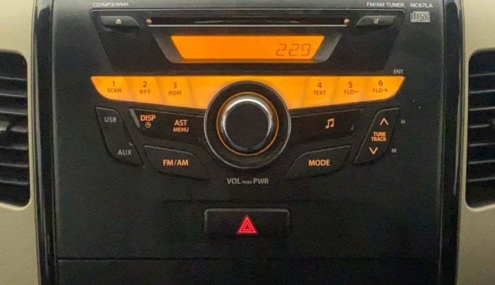 2017 Maruti Wagon R 1.0 VXI, Petrol, Manual, 22,280 km, Infotainment System