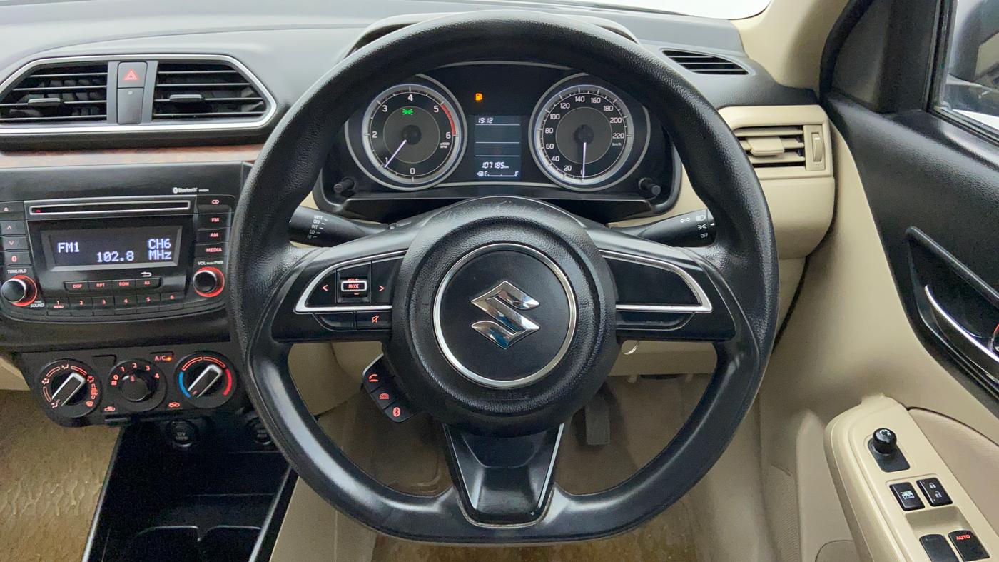 2017 Maruti Dzire VDI, Diesel, Manual, 1,07,372 km, Steering Wheel Close-up