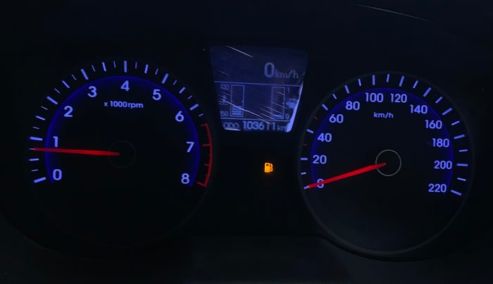 2013 Hyundai i20 ASTA 1.2, Petrol, Manual, 1,03,608 km, Odometer Image