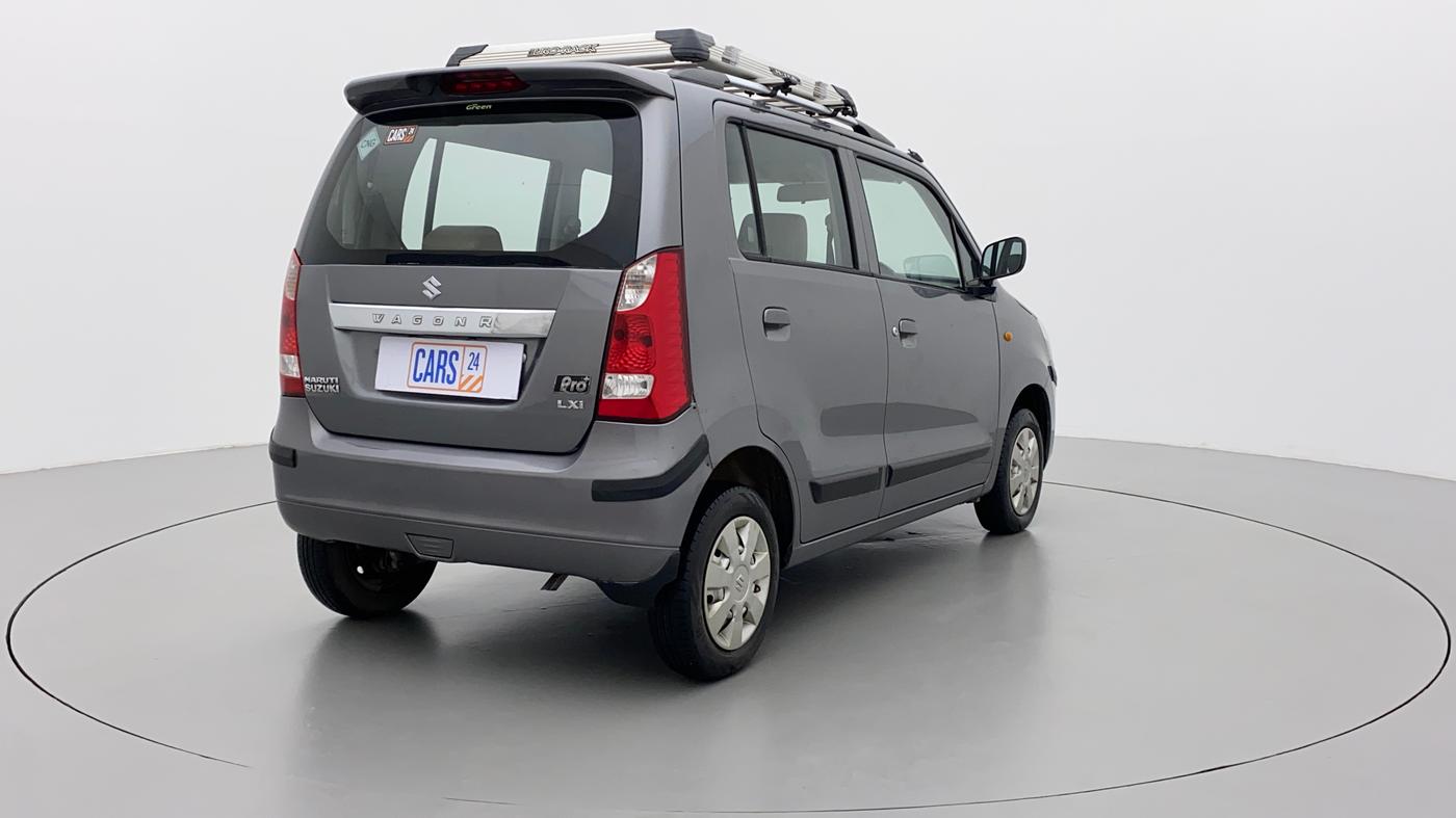 2014 Maruti Wagon R 1.0 LXI CNG, CNG, Manual, 88,976 km, Right Back Diagonal