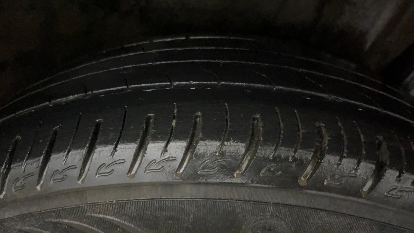 2021 Maruti Vitara Brezza VXI, CNG, Manual, 79,561 km, Left Rear Tyre Tread