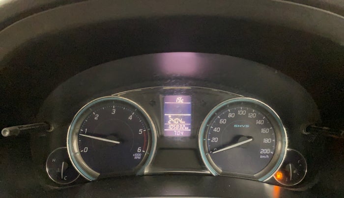 2016 Maruti Ciaz VDI+ SHVS, Diesel, Manual, 1,05,845 km, Odometer Image