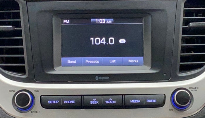 2018 Hyundai Verna 1.6 EX CRDI, Diesel, Manual, 76,393 km, Infotainment System