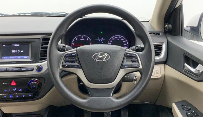 2018 Hyundai Verna 1.6 EX CRDI, Diesel, Manual, 76,393 km, Steering Wheel Close Up