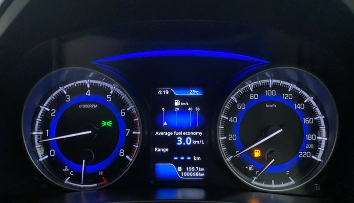 2017 Maruti Baleno ALPHA PETROL 1.2, Petrol, Manual, 1,00,098 km, Odometer Image