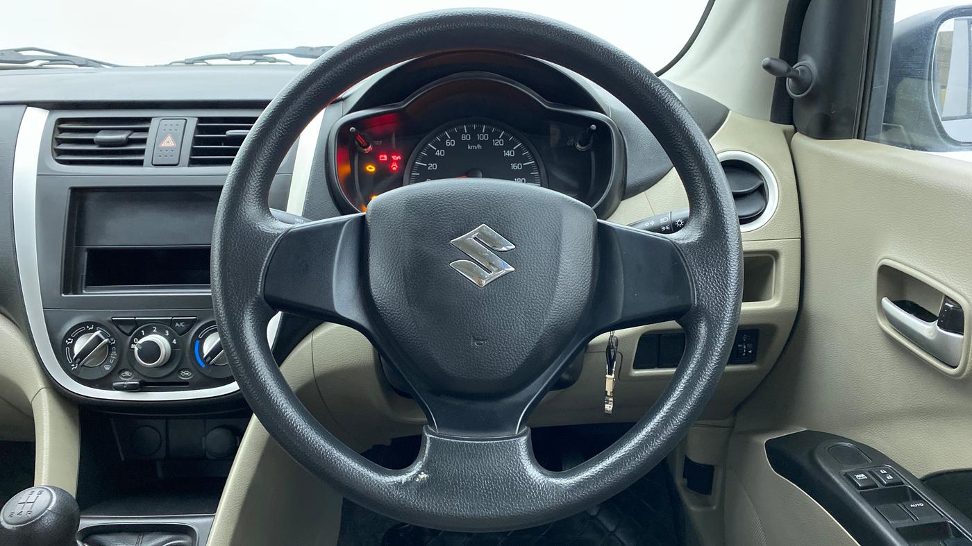 2015 Maruti Celerio VXI d, Petrol, Manual, 9,639 km, Steering Wheel
