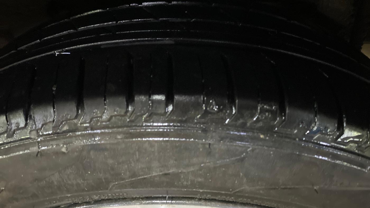 2020 Tata TIGOR XZ PLUS PETROL, Petrol, Manual, 85,723 km, Left Rear Tyre Tread