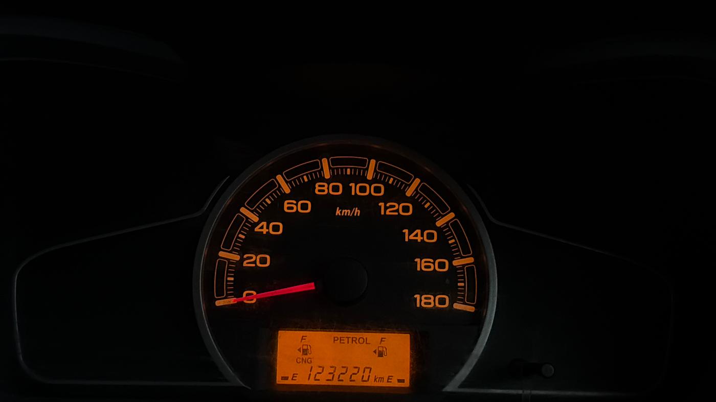 2017 Maruti Alto K10 LXI CNG (AIRBAG), CNG, Manual, 1,23,212 km, Odometer Image
