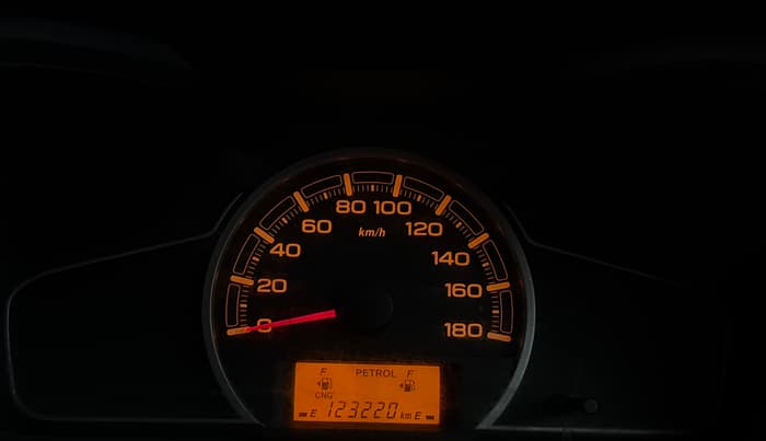 2017 Maruti Alto K10 LXI CNG (AIRBAG), CNG, Manual, 1,23,212 km, Odometer Image