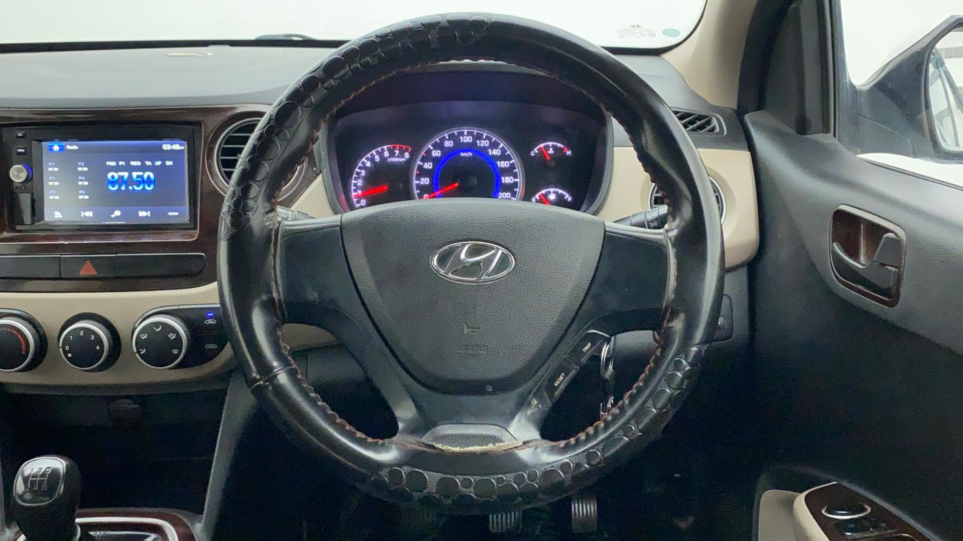 2018 Hyundai Grand i10 MAGNA 1.2 KAPPA VTVT, CNG, Manual, 47,633 km, Steering Wheel Close Up
