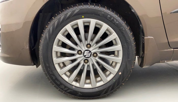 2015 Maruti Ciaz ZXI+, Petrol, Manual, 93,481 km, Left Front Wheel