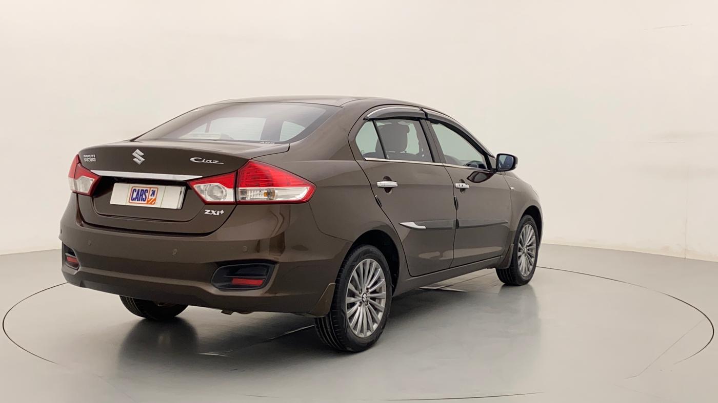 2015 Maruti Ciaz ZXI+, Petrol, Manual, 93,481 km, Right Back Diagonal