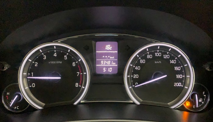 2015 Maruti Ciaz ZXI+, Petrol, Manual, 93,481 km, Odometer Image