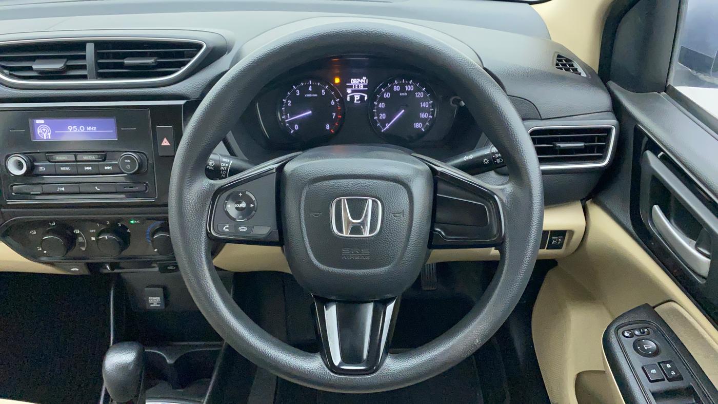 2018 Honda Amaze 1.2L I-VTEC S CVT, Petrol, Automatic, 82,441 km, Steering Wheel Close Up