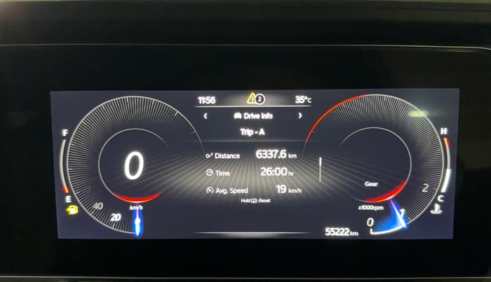 2022 Mahindra XUV700 AX 5 P MT 7 STR, Petrol, Manual, 55,215 km, Odometer Image