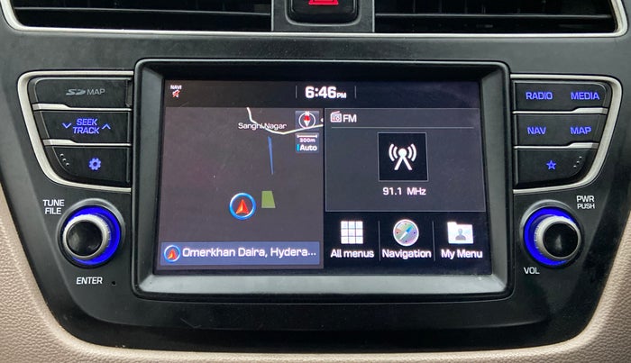 2018 Hyundai Elite i20 ASTA 1.2, Petrol, Manual, 50,855 km, Infotainment System