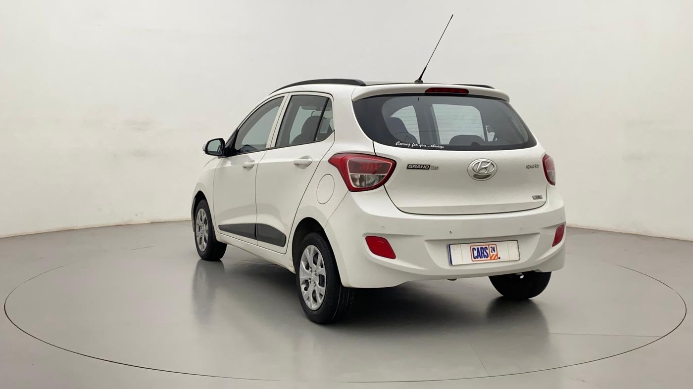 2016 Hyundai Grand i10 SPORTZ 1.2 KAPPA VTVT, Petrol, Manual, 36,393 km, Left Back Diagonal