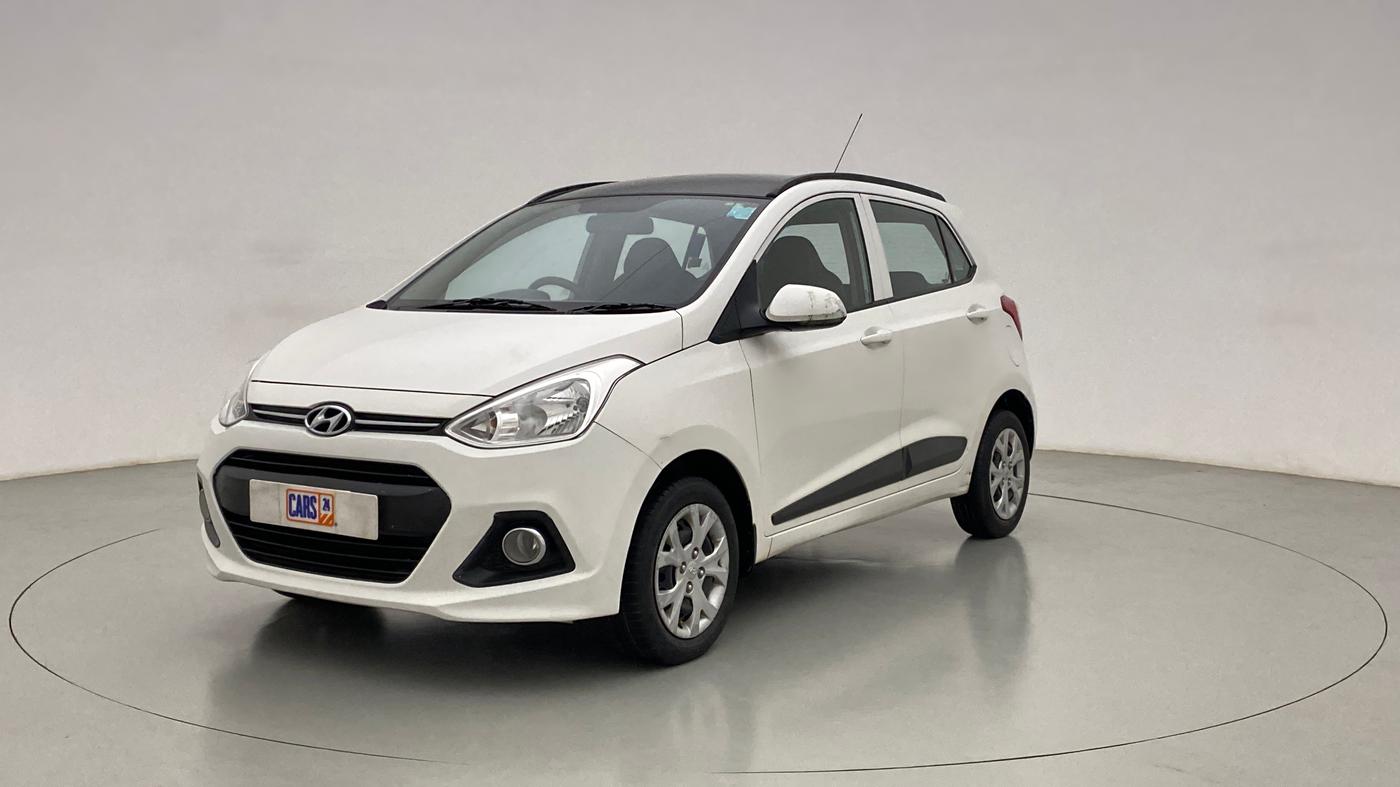 2016 Hyundai Grand i10 SPORTZ 1.2 KAPPA VTVT, Petrol, Manual, 36,393 km, Left Front Diagonal