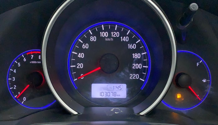 2015 Honda Jazz 1.2L I-VTEC S, Petrol, Manual, 1,03,078 km, Odometer Image