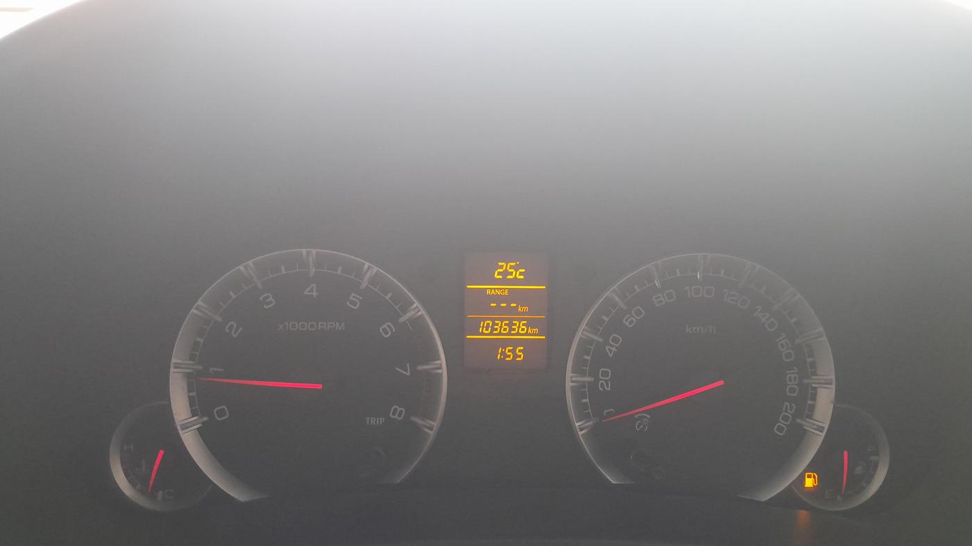 2015 Maruti Swift ZXI, Petrol, Manual, 1,03,587 km, Odometer Image