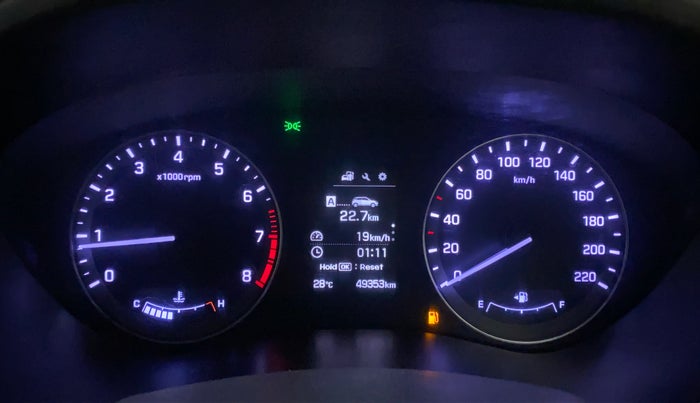 2015 Hyundai Elite i20 ASTA 1.2 (O), Petrol, Manual, 49,353 km, Odometer Image