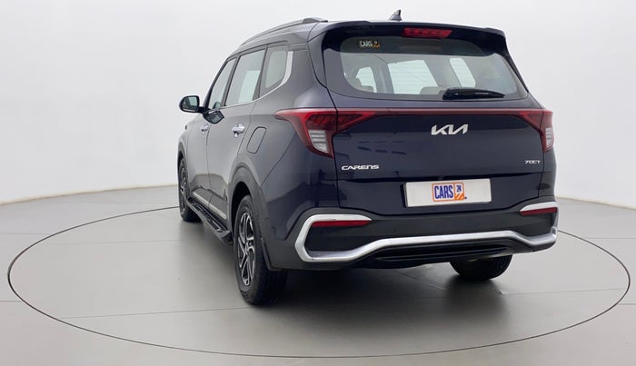 2022 KIA CARENS LUXURY PLUS 1.4 PETROL DCT 7 STR, Petrol, Automatic, 8,510 km, Left Back Diagonal