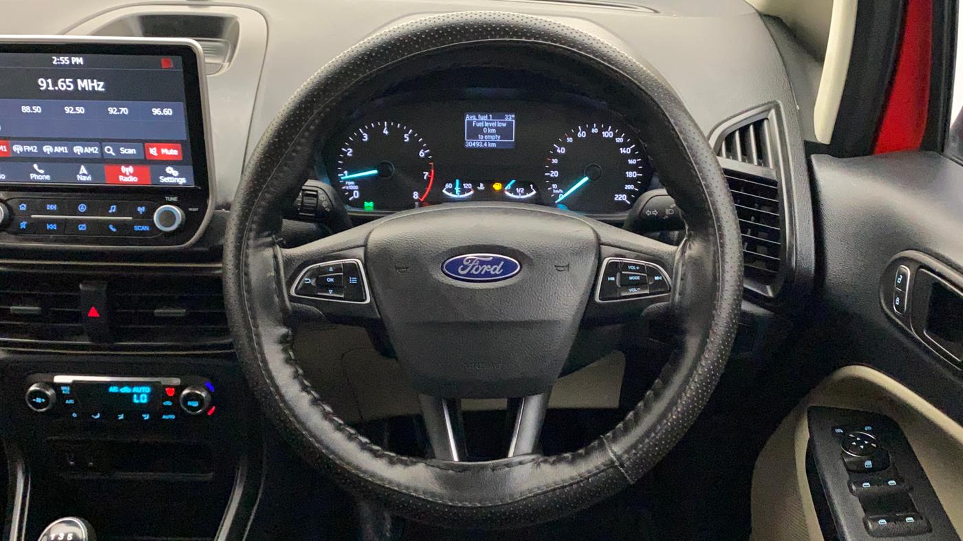 2020 Ford Ecosport TREND 1.5L PETROL, Petrol, Manual, 30,932 km, Steering Wheel Close Up