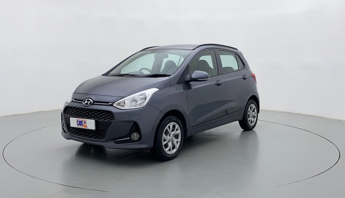 2018 Hyundai Grand i10 SPORTZ 1.2 KAPPA VTVT, Petrol, Manual, 34,805 km, Left Front Diagonal
