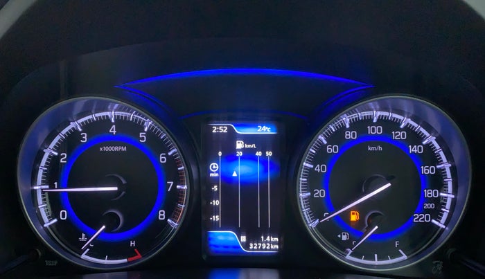2017 Maruti Baleno ALPHA 1.2 K12, Petrol, Manual, 32,844 km, Odometer Image