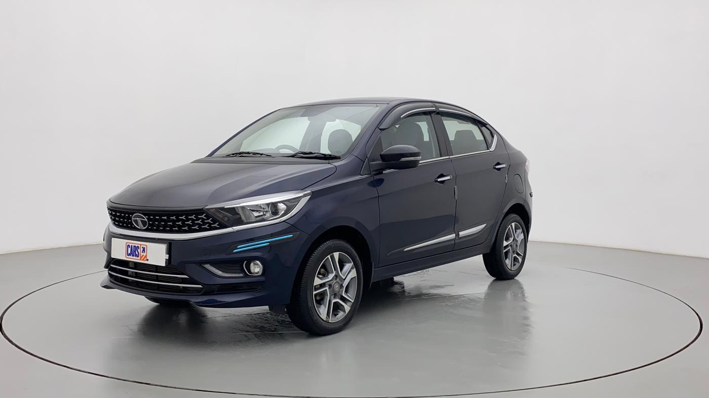 2022 Tata TIGOR XZA PLUS PETROL, Petrol, Automatic, 5,704 km, Left Front Diagonal