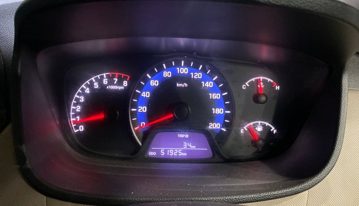 2014 Hyundai Xcent S 1.2, Petrol, Manual, 51,917 km, Odometer Image