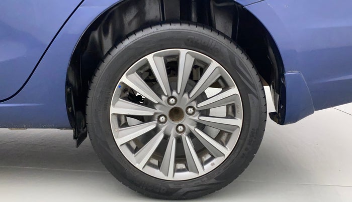 2018 Maruti Ciaz ALPHA 1.5 SHVS PETROL, Petrol, Manual, 62,041 km, Left Rear Wheel