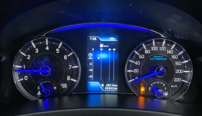 2018 Maruti Ciaz ALPHA 1.5 SHVS PETROL, Petrol, Manual, 62,041 km, Odometer Image