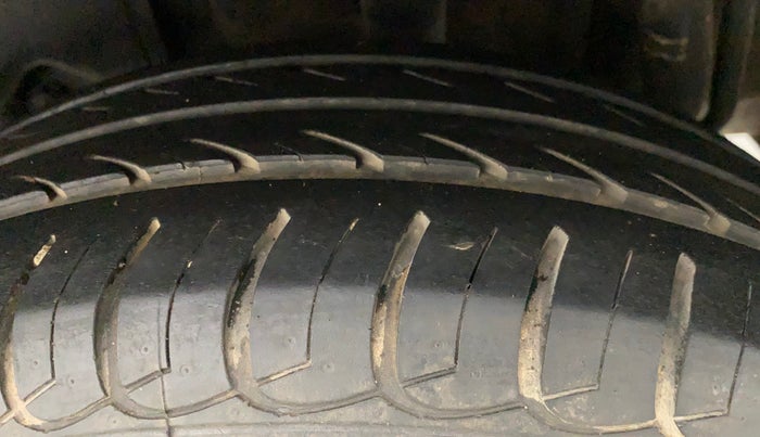 2017 Tata Tiago XZ PETROL, Petrol, Manual, 36,420 km, Left Rear Tyre Tread