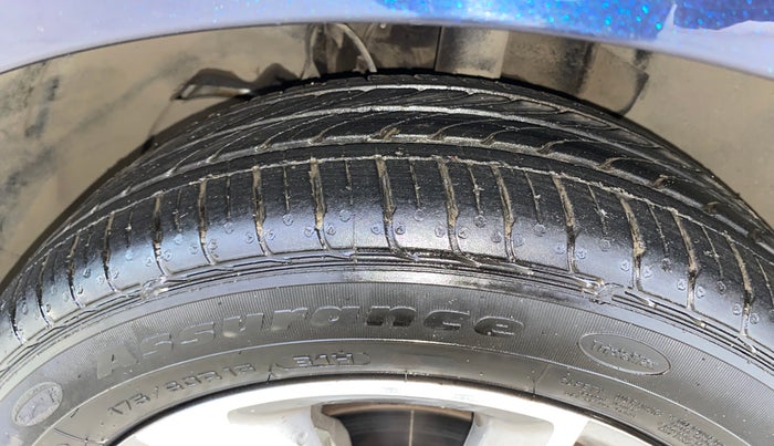 2023 Tata TIGOR XZA PLUS PETROL, Petrol, Automatic, 9,853 km, Left Front Tyre Tread