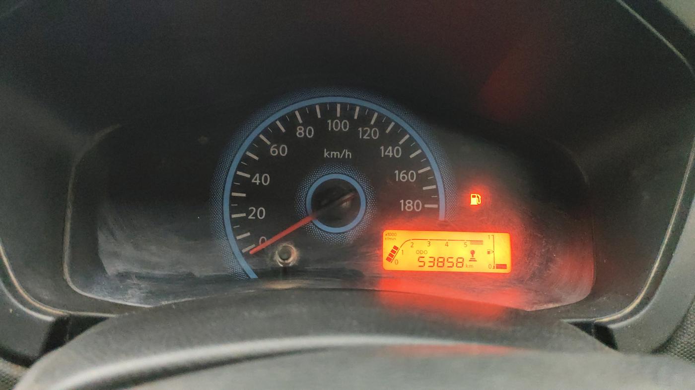 2018 Datsun Redi Go A, Petrol, Manual, 53,830 km, Odometer Image