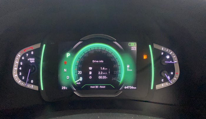 2021 Hyundai Creta SX (O) 1.4 TURBO DCT DUAL TONE, Petrol, Automatic, 64,701 km, Odometer Image