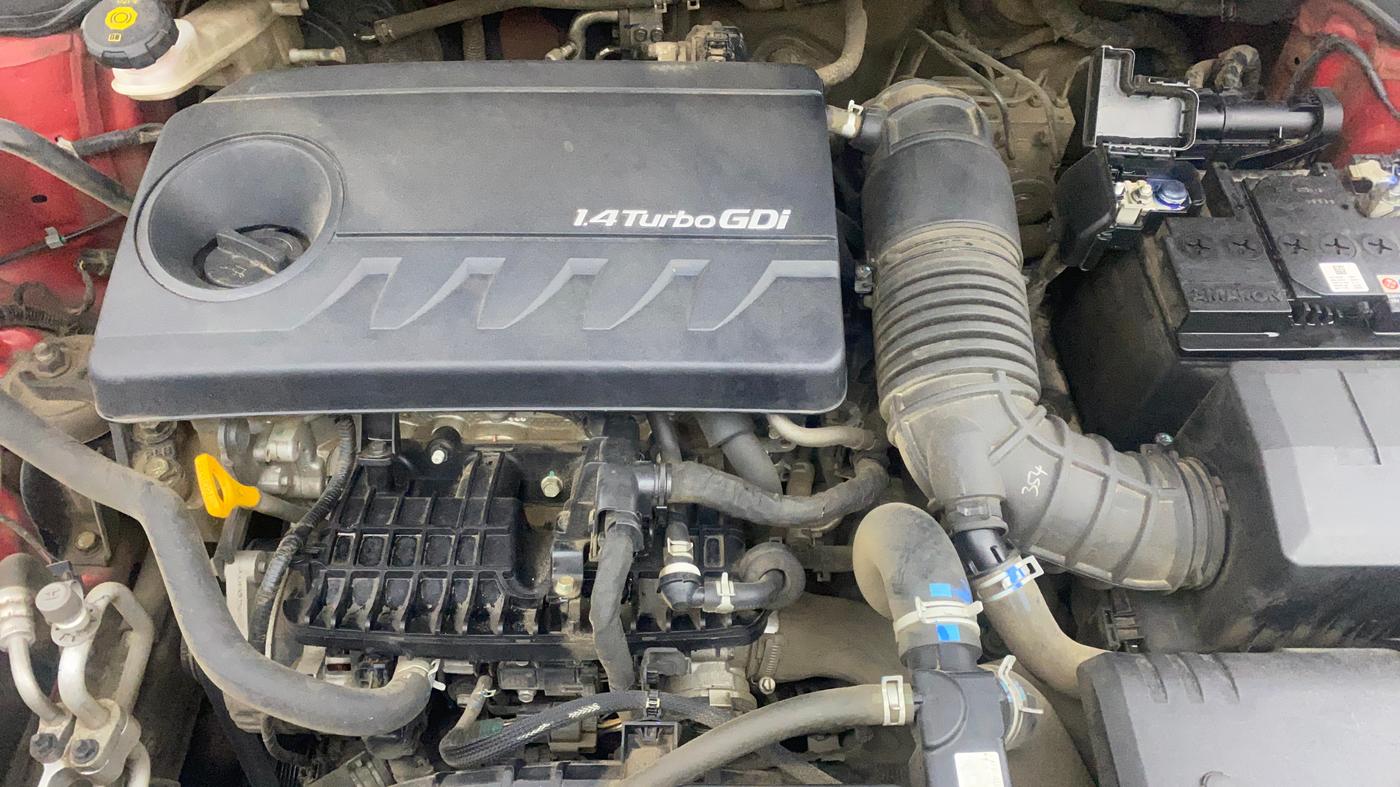 2021 Hyundai Creta SX (O) 1.4 TURBO DCT DUAL TONE, Petrol, Automatic, 64,701 km, Engine View