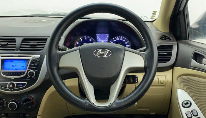 2012 Hyundai Verna FLUIDIC 1.4 VTVT, Petrol, Manual, 62,891 km, Steering Wheel Close Up