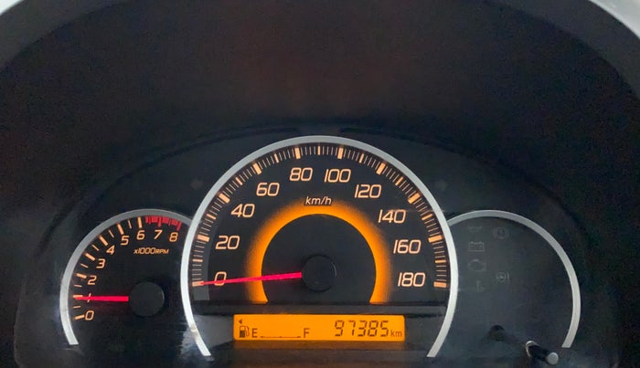 2015 Maruti Wagon R 1.0 VXI, Petrol, Manual, 97,385 km, Odometer Image