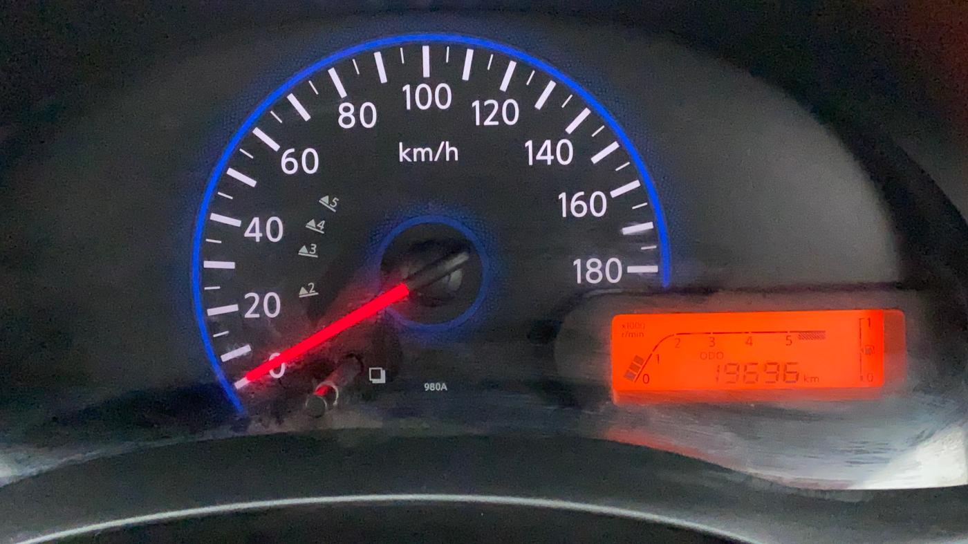 2014 Datsun Go T, Petrol, Manual, 19,696 km, Odometer Image