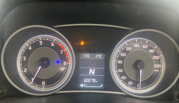 2018 Maruti Dzire ZXI PLUS AMT, Petrol, Automatic, 60,277 km, Odometer Image